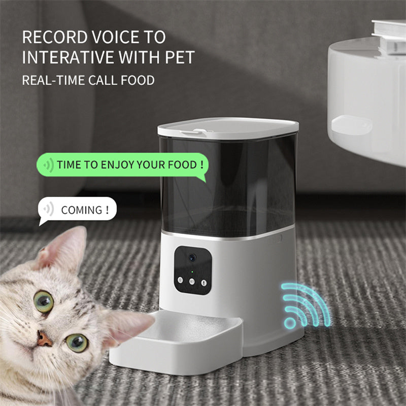 Smart Pet Automatic Feeder - WiFi App Control